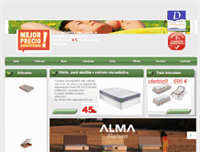 Tablet Screenshot of colchoneriahoms.com